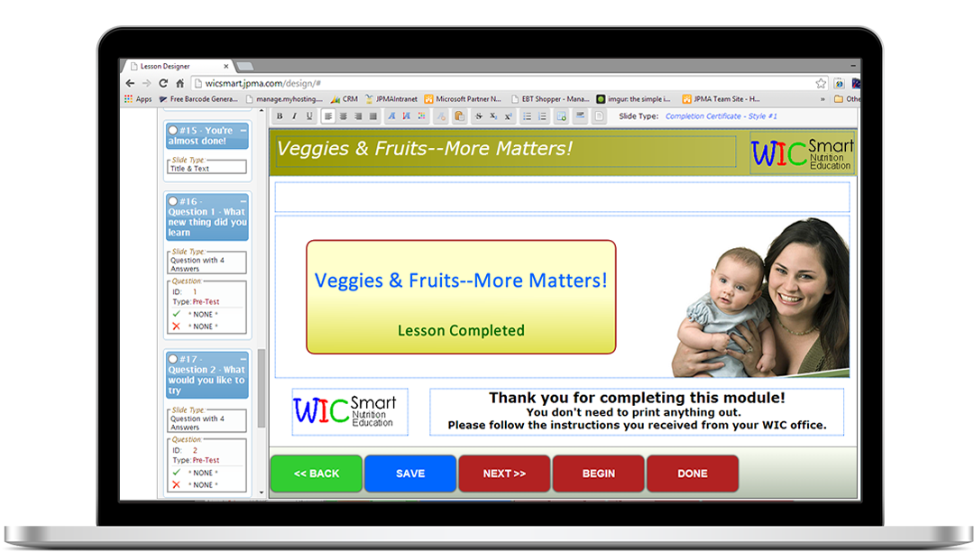 Wicsmart Mobile Wic Nutrition Education